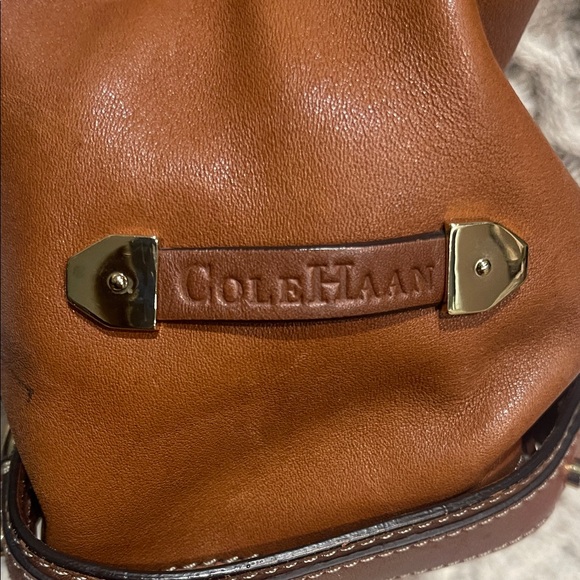Cole Haan Brown Leather Hobo Bag - Picture 6 of 6